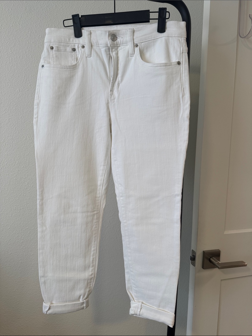 J.Crew White Jeans - 9" Toothpick Fit (30P)